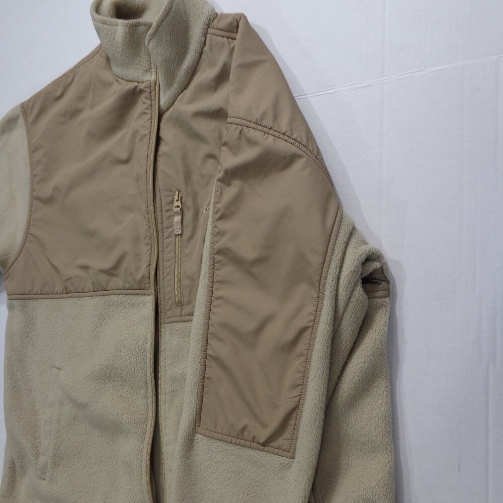Chaps Men's Beige Full Zip Fleece Drawcord Hem Pockets Warm Jacket Size XL - Picture 6 of 7